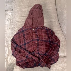 Cropped flannel